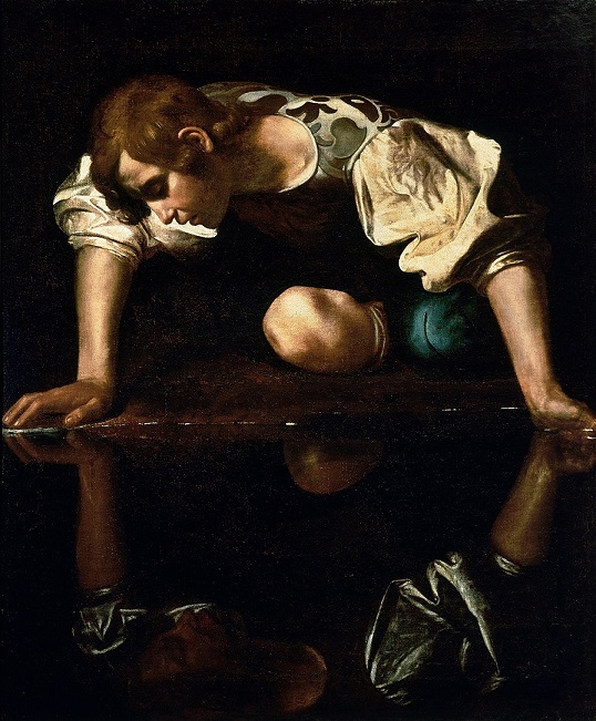 Narcissus by Caravaggio – Study